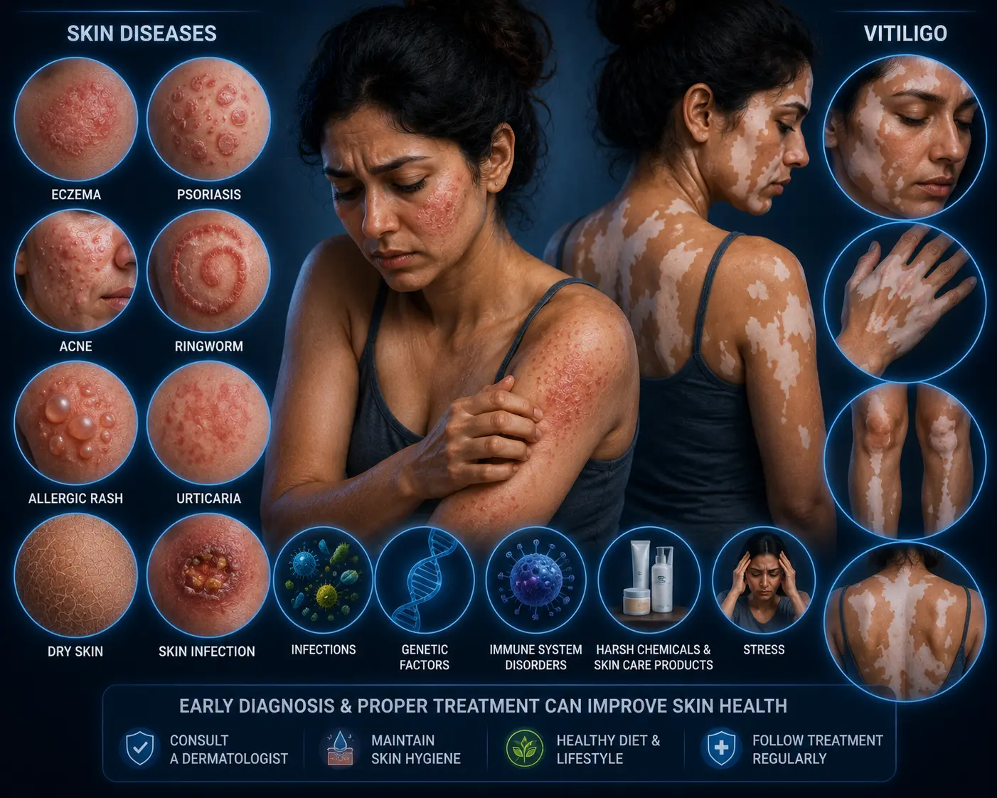 Skin Diseases & Vitiligo